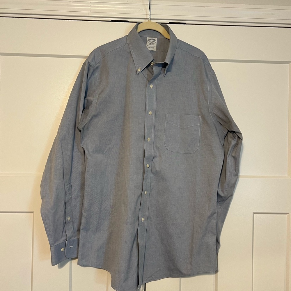 Men's Blue Button-Down Shirt